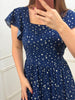 Vestido guippir estampado