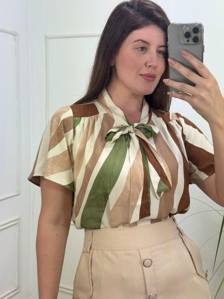 Blusa laço