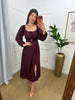 Vestido Camponesa manga longa