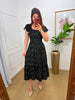 Vestido guippir estampado