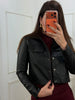 Jaqueta couro PU