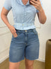 Bermuda Jeans Reta