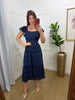 Vestido guippir estampado