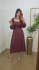 Vestido Camponesa manga longa