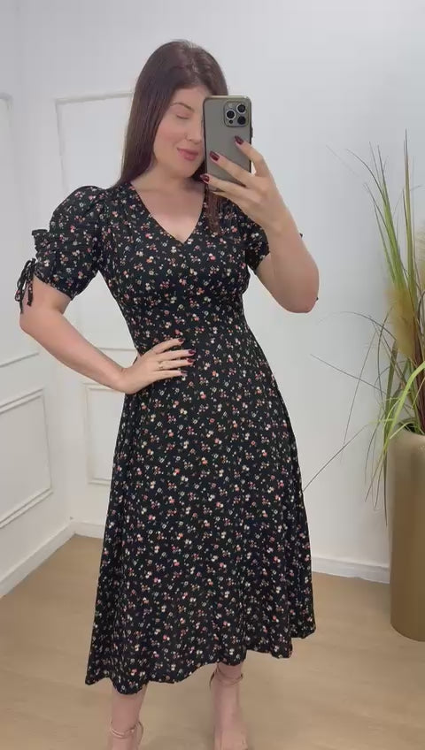 Vestido flores do campo