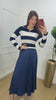 Blusa tricô polo