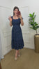 Vestido guippir estampado